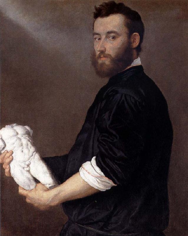MORONI, Giovanni Battista The Sculptor Alessandro Vittoria oil painting image